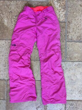 The North Face HyVent Pink Ski Snowboard Pants Waterproof Breathable Size XS